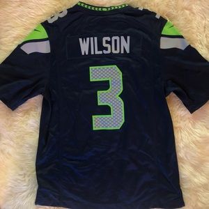 Nike NFL Seattle Seahawks Russell Wilson Jersey -L